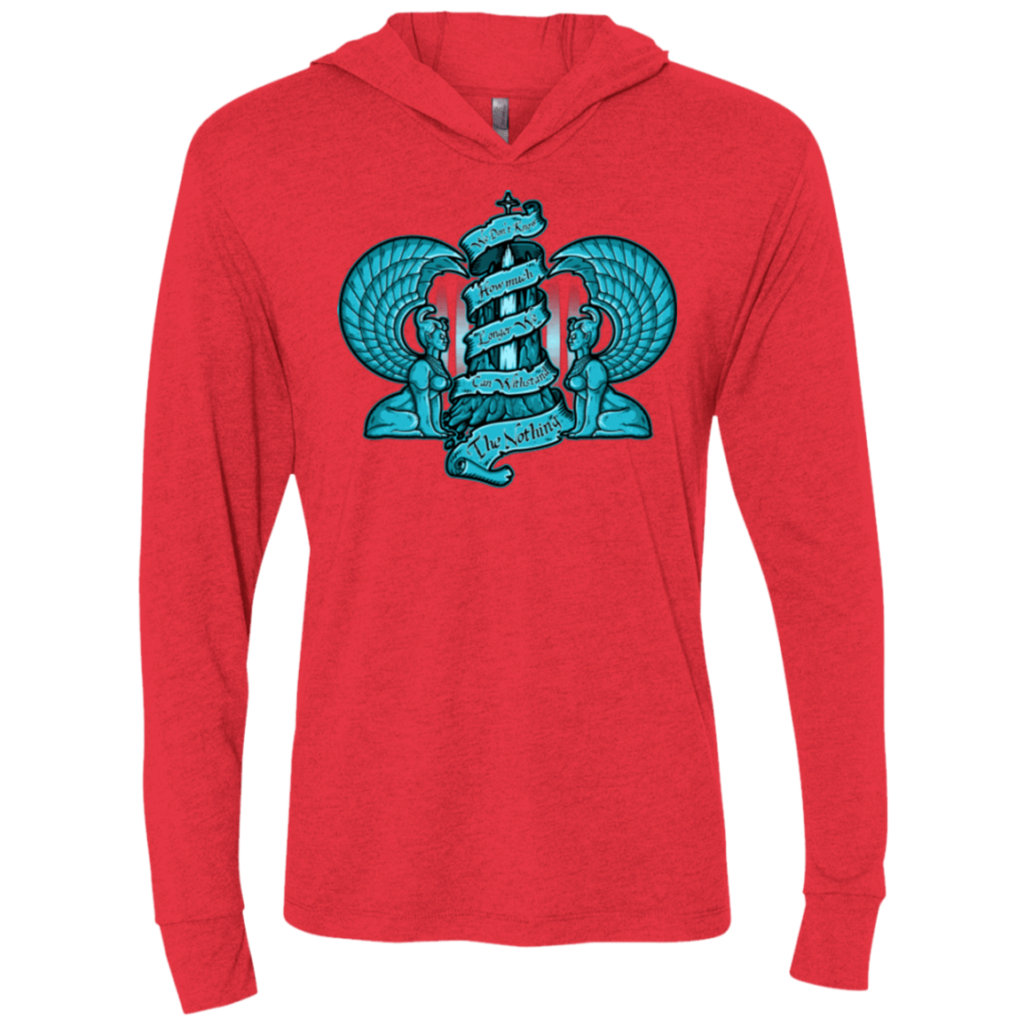 T-Shirts Vintage Red / X-Small NORTHERN ORACLE Triblend Long Sleeve Hoodie Tee