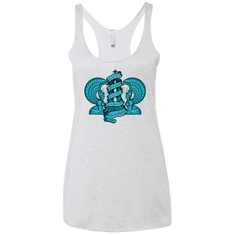 T-Shirts Heather White / X-Small NORTHERN ORACLE Women's Triblend Racerback Tank
