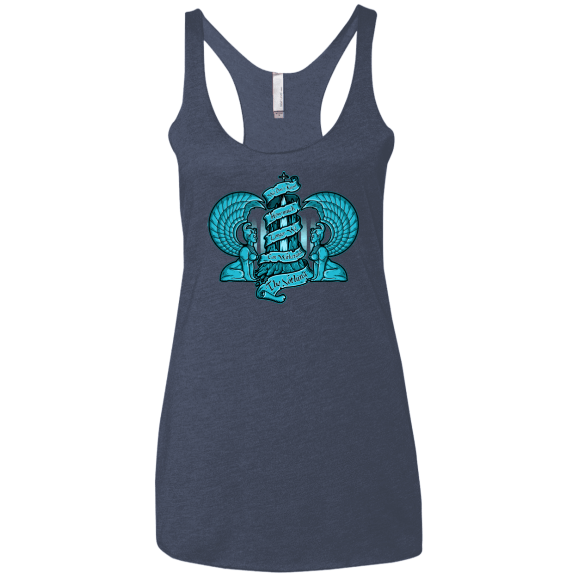 T-Shirts Vintage Navy / X-Small NORTHERN ORACLE Women's Triblend Racerback Tank