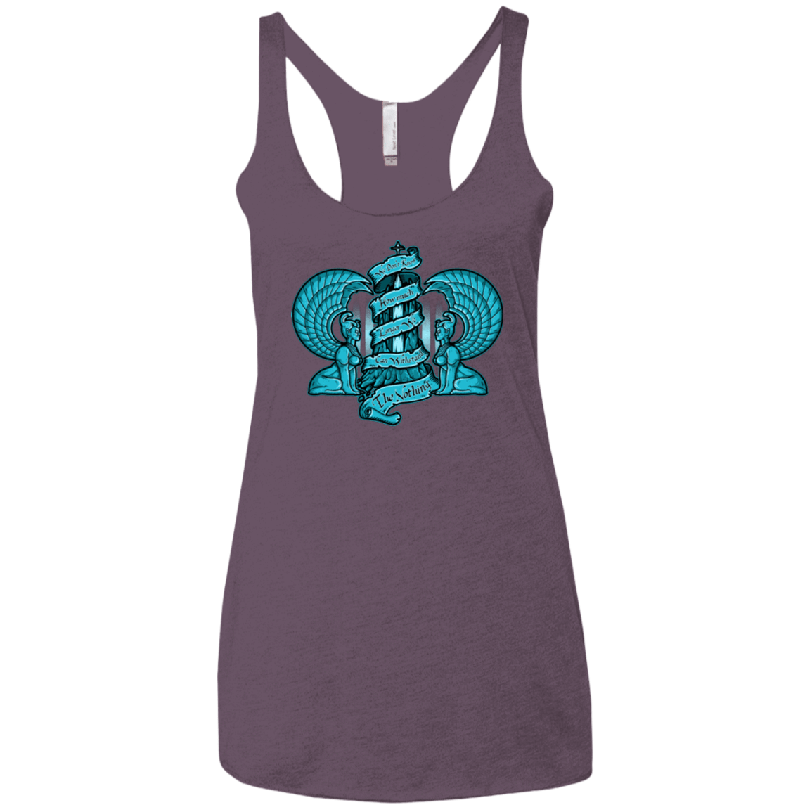 T-Shirts Vintage Purple / X-Small NORTHERN ORACLE Women's Triblend Racerback Tank