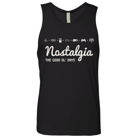 T-Shirts Black / Small Nostalgia Men's Premium Tank Top
