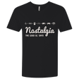T-Shirts Black / X-Small Nostalgia Men's Premium V-Neck