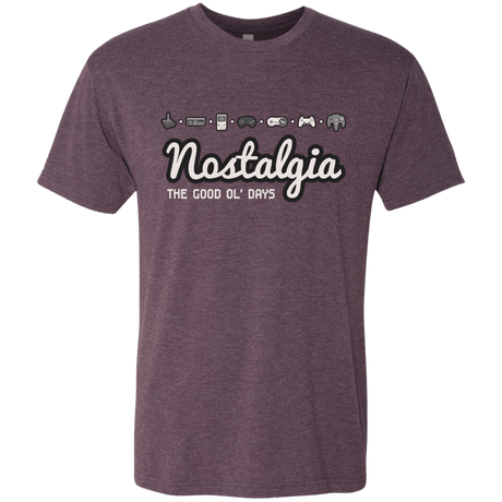 T-Shirts Vintage Purple / Small Nostalgia Men's Triblend T-Shirt