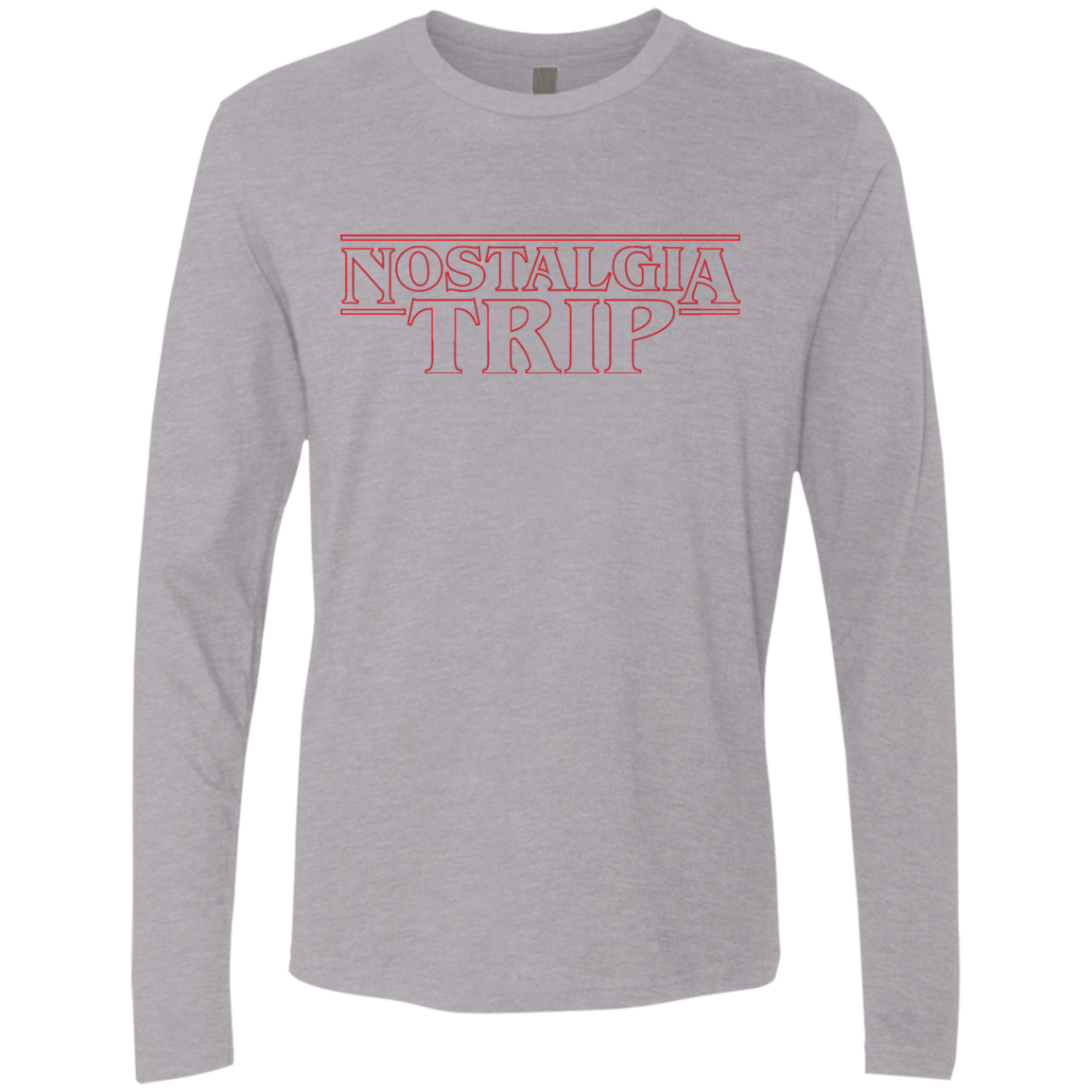 T-Shirts Heather Grey / Small Nostalgia Trip Men's Premium Long Sleeve