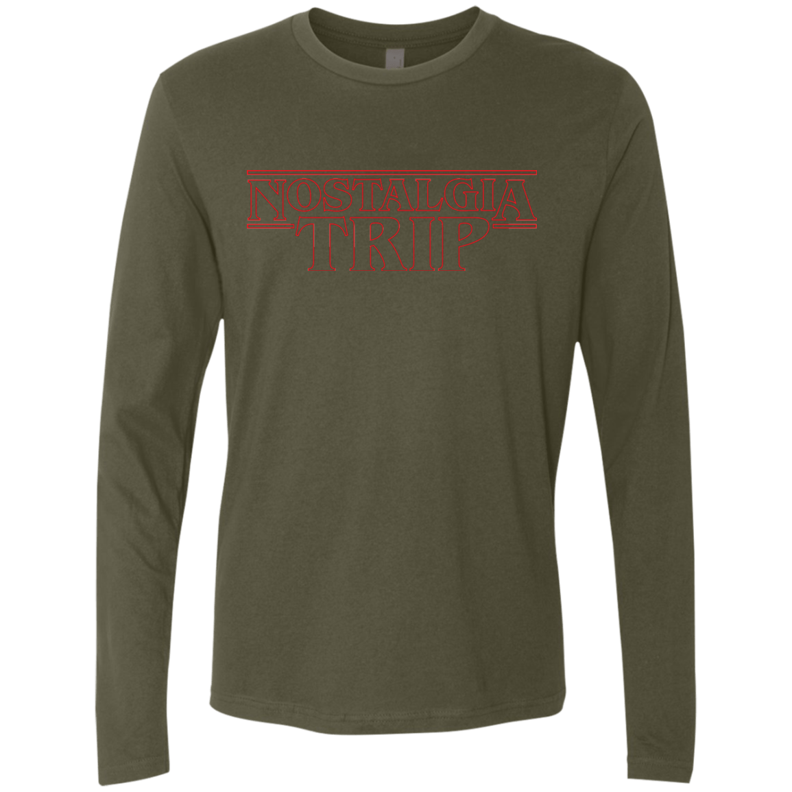 T-Shirts Military Green / Small Nostalgia Trip Men's Premium Long Sleeve