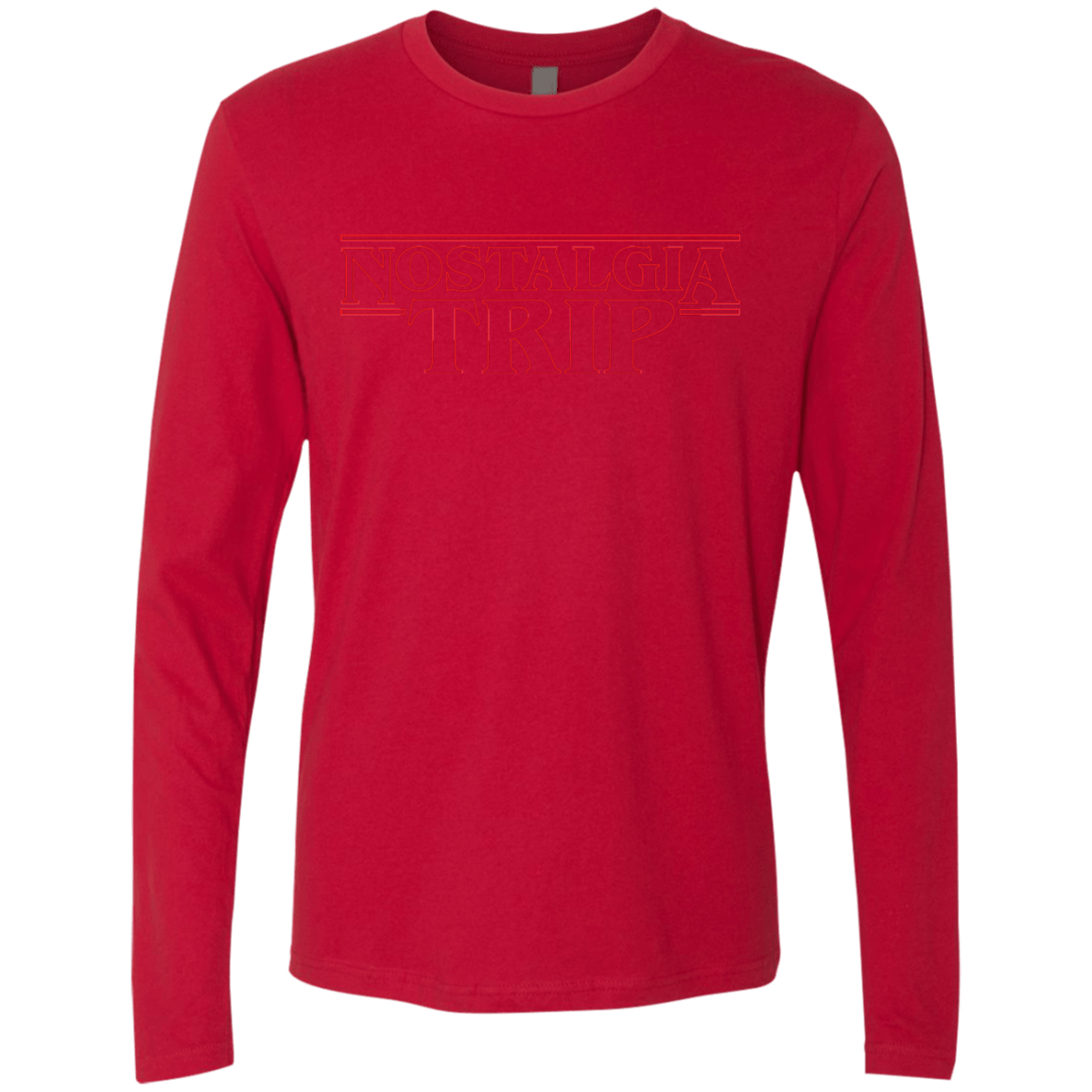 T-Shirts Red / Small Nostalgia Trip Men's Premium Long Sleeve