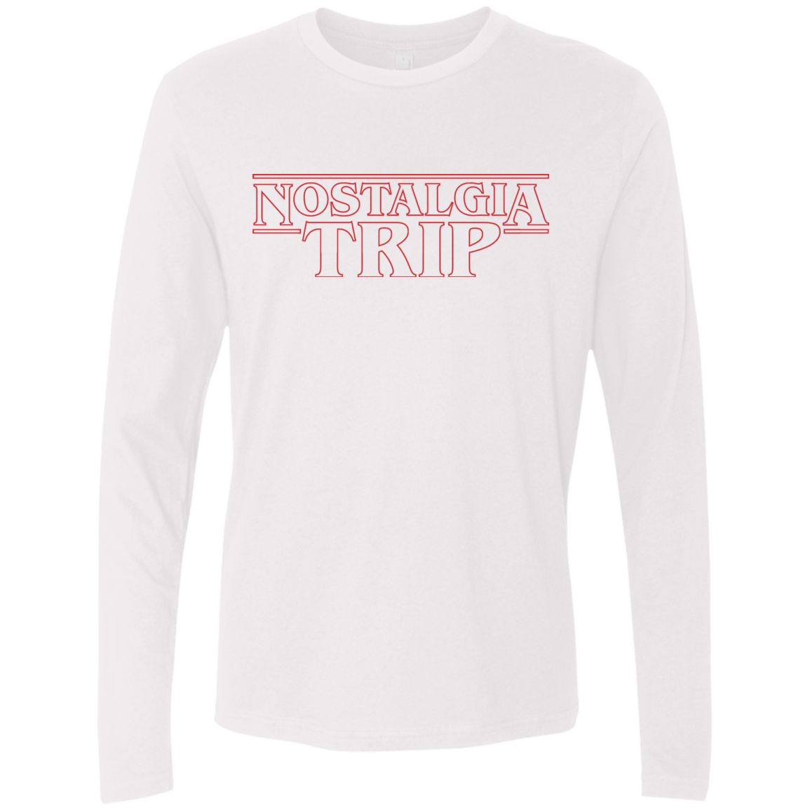 T-Shirts White / Small Nostalgia Trip Men's Premium Long Sleeve