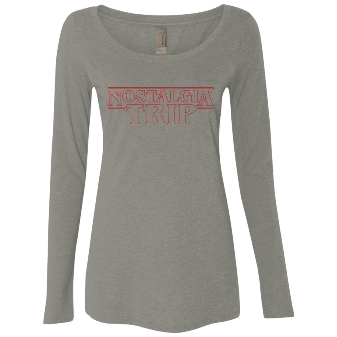 T-Shirts Venetian Grey / Small Nostalgia Trip Women's Triblend Long Sleeve Shirt