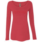 T-Shirts Vintage Red / Small Nostalgia Trip Women's Triblend Long Sleeve Shirt