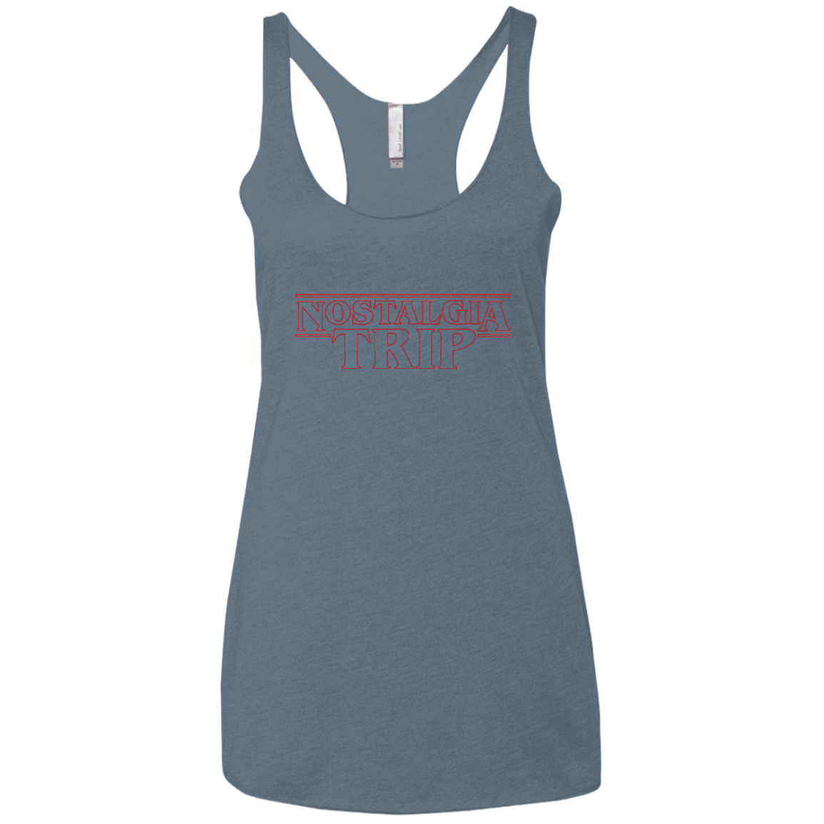 T-Shirts Indigo / X-Small Nostalgia Trip Women's Triblend Racerback Tank