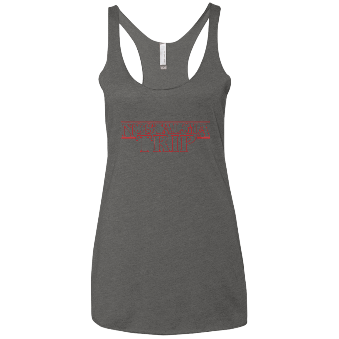 T-Shirts Premium Heather / X-Small Nostalgia Trip Women's Triblend Racerback Tank