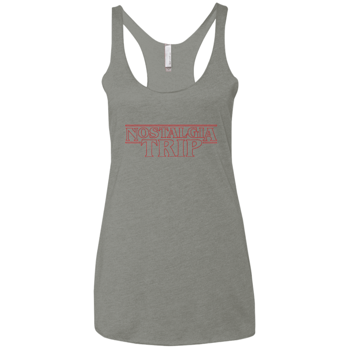 T-Shirts Venetian Grey / X-Small Nostalgia Trip Women's Triblend Racerback Tank