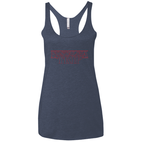 T-Shirts Vintage Navy / X-Small Nostalgia Trip Women's Triblend Racerback Tank