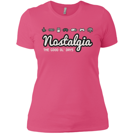 T-Shirts Hot Pink / X-Small Nostalgia Women's Premium T-Shirt