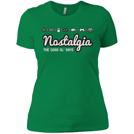 T-Shirts Kelly Green / X-Small Nostalgia Women's Premium T-Shirt