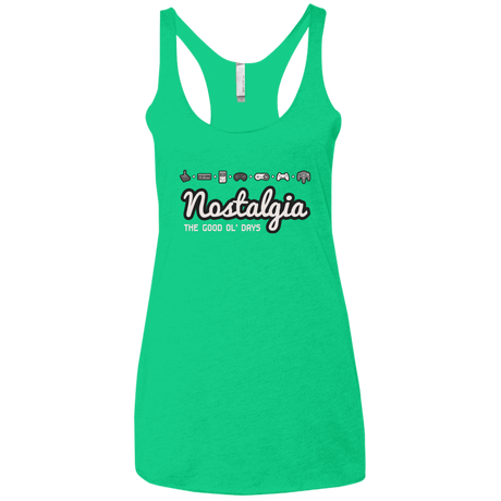 T-Shirts Envy / X-Small Nostalgia Women's Triblend Racerback Tank