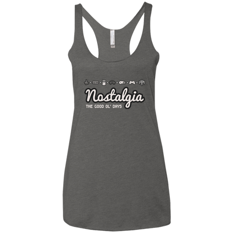 T-Shirts Premium Heather / X-Small Nostalgia Women's Triblend Racerback Tank