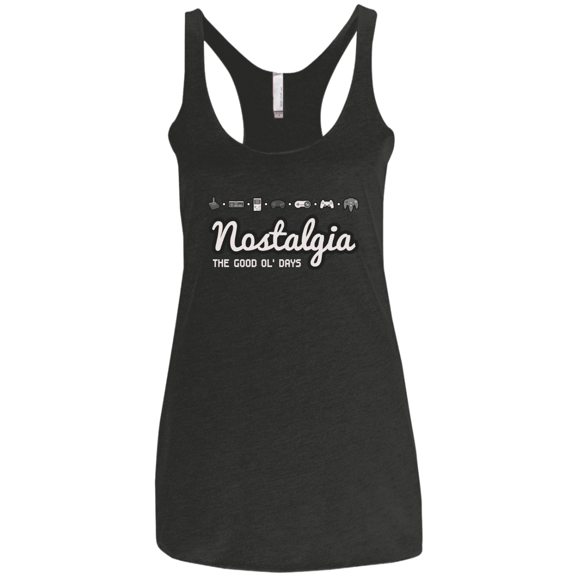 T-Shirts Vintage Black / X-Small Nostalgia Women's Triblend Racerback Tank