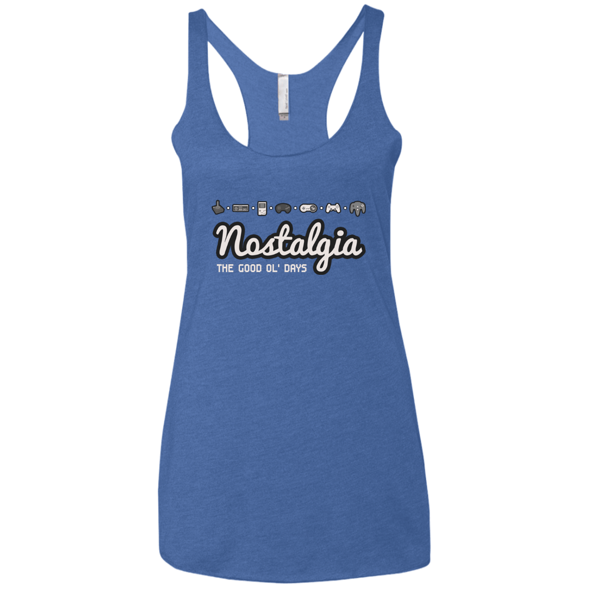 T-Shirts Vintage Royal / X-Small Nostalgia Women's Triblend Racerback Tank