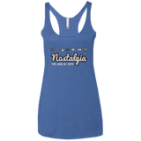 T-Shirts Vintage Royal / X-Small Nostalgia Women's Triblend Racerback Tank