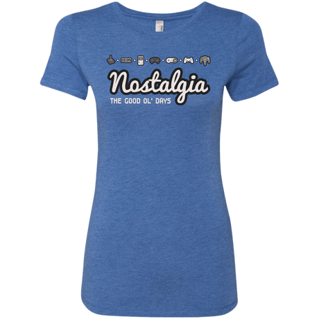 T-Shirts Vintage Royal / Small Nostalgia Women's Triblend T-Shirt