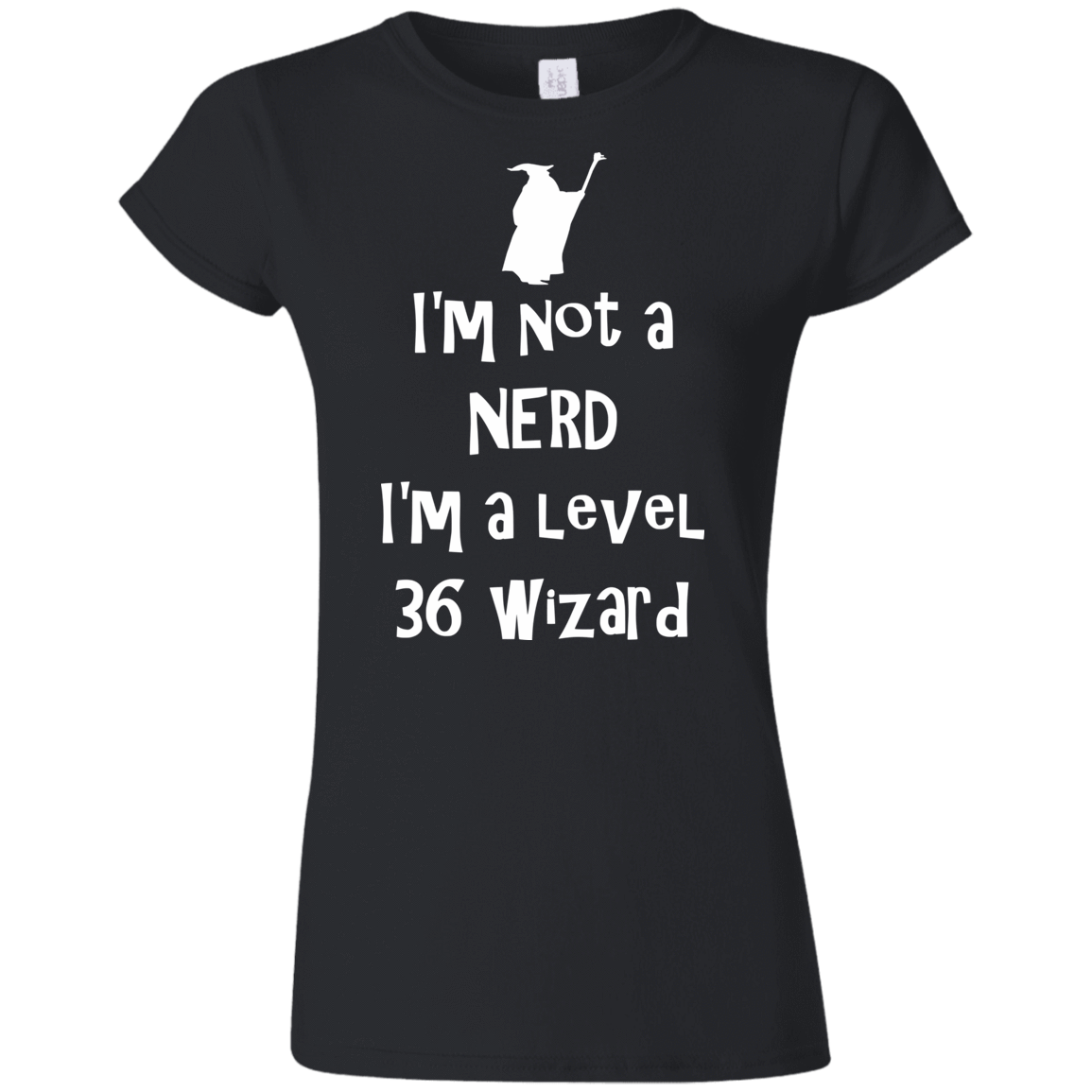 T-Shirts Black / S Not a Nerd Junior Slimmer-Fit T-Shirt