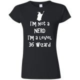 T-Shirts Black / S Not a Nerd Junior Slimmer-Fit T-Shirt