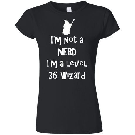 T-Shirts Black / S Not a Nerd Junior Slimmer-Fit T-Shirt