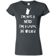 T-Shirts Charcoal / S Not a Nerd Junior Slimmer-Fit T-Shirt