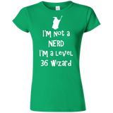 T-Shirts Irish Green / S Not a Nerd Junior Slimmer-Fit T-Shirt