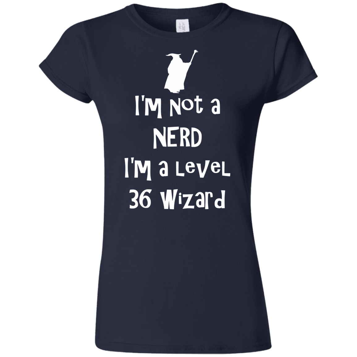 T-Shirts Navy / S Not a Nerd Junior Slimmer-Fit T-Shirt