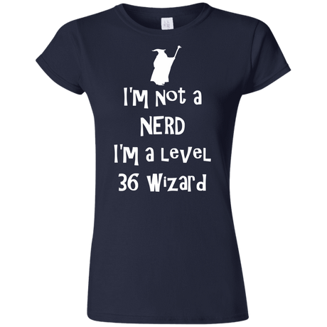 T-Shirts Navy / S Not a Nerd Junior Slimmer-Fit T-Shirt