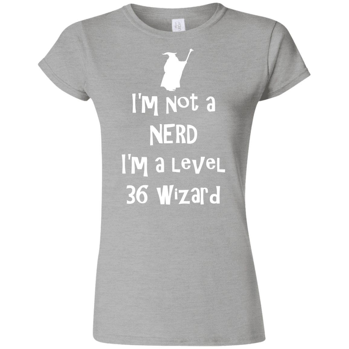 T-Shirts Sport Grey / S Not a Nerd Junior Slimmer-Fit T-Shirt