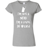 T-Shirts Sport Grey / S Not a Nerd Junior Slimmer-Fit T-Shirt