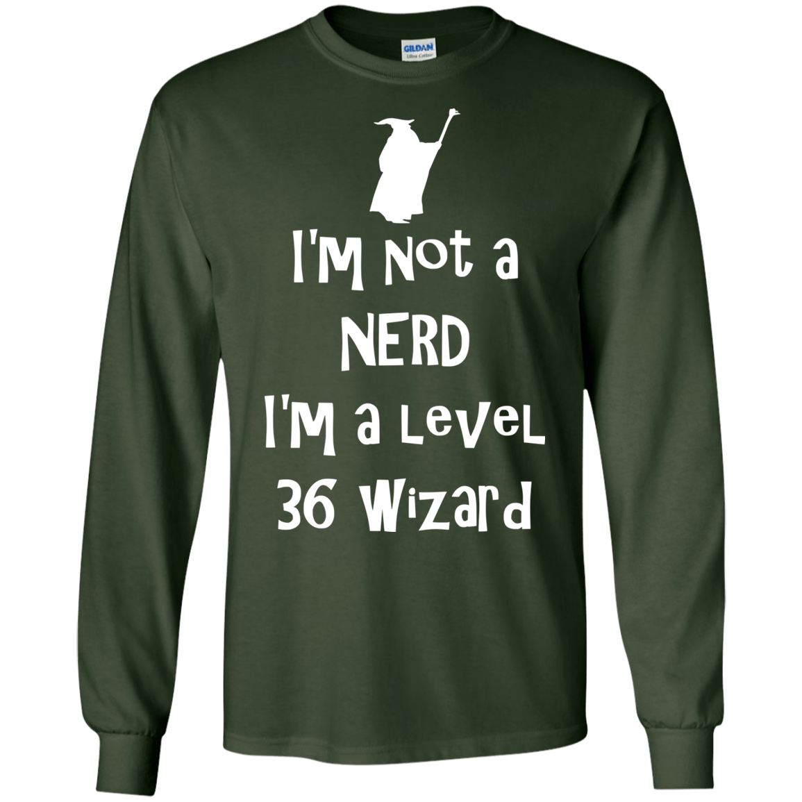 Not a Nerd Men's Long Sleeve T-Shirt