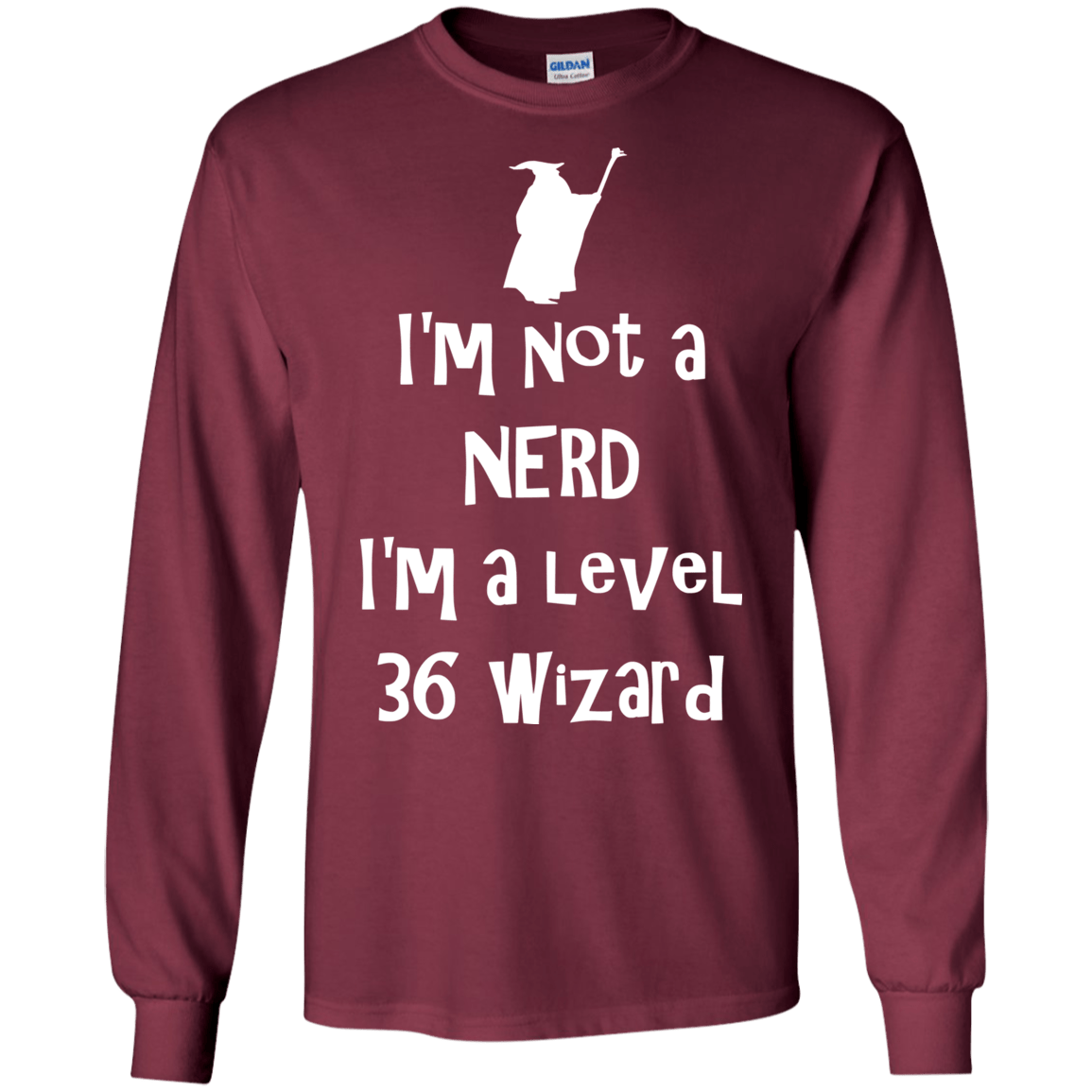 Not a Nerd Men's Long Sleeve T-Shirt