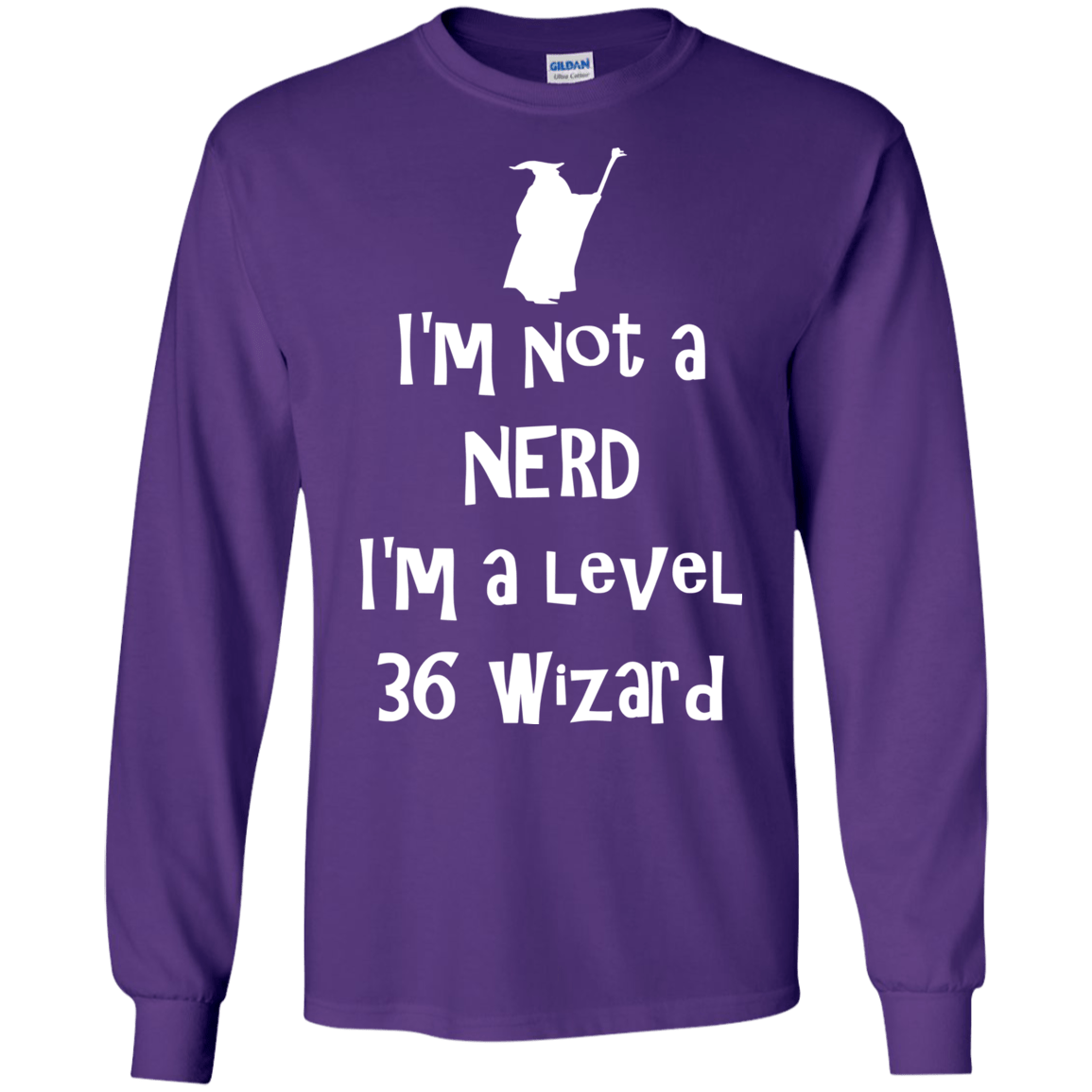 Not a Nerd Men's Long Sleeve T-Shirt
