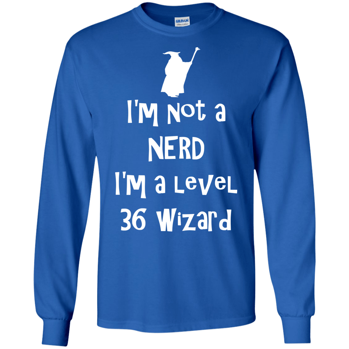 Not a Nerd Men's Long Sleeve T-Shirt