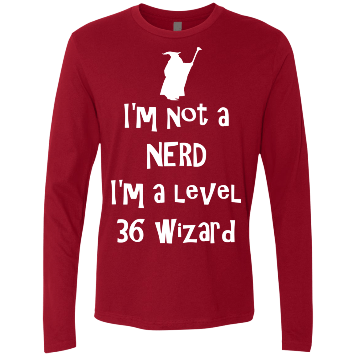 Not a Nerd Men's Premium Long Sleeve
