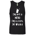 T-Shirts Black / S Not a Nerd Men's Premium Tank Top