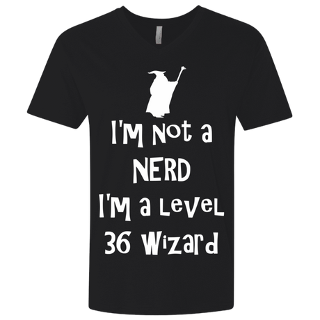 T-Shirts Black / X-Small Not a Nerd Men's Premium V-Neck