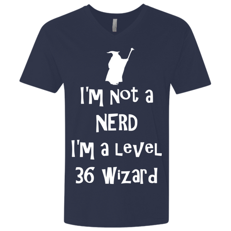 T-Shirts Midnight Navy / X-Small Not a Nerd Men's Premium V-Neck