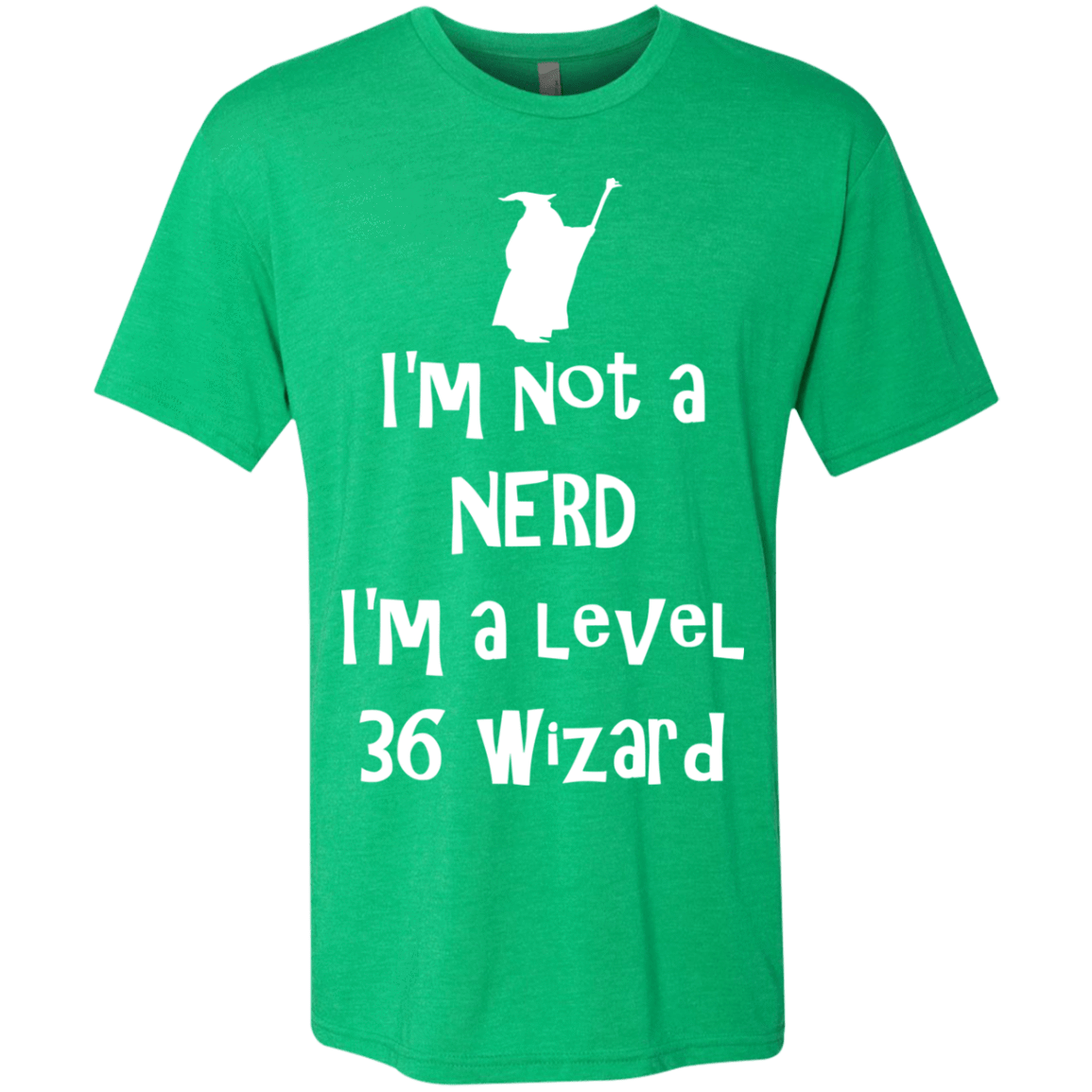 T-Shirts Envy / S Not a Nerd Men's Triblend T-Shirt