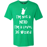 T-Shirts Envy / S Not a Nerd Men's Triblend T-Shirt