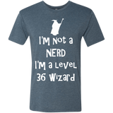 T-Shirts Indigo / S Not a Nerd Men's Triblend T-Shirt