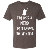 T-Shirts Macchiato / S Not a Nerd Men's Triblend T-Shirt