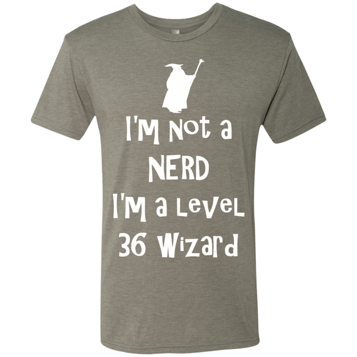 T-Shirts Venetian Grey / S Not a Nerd Men's Triblend T-Shirt