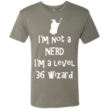 T-Shirts Venetian Grey / S Not a Nerd Men's Triblend T-Shirt