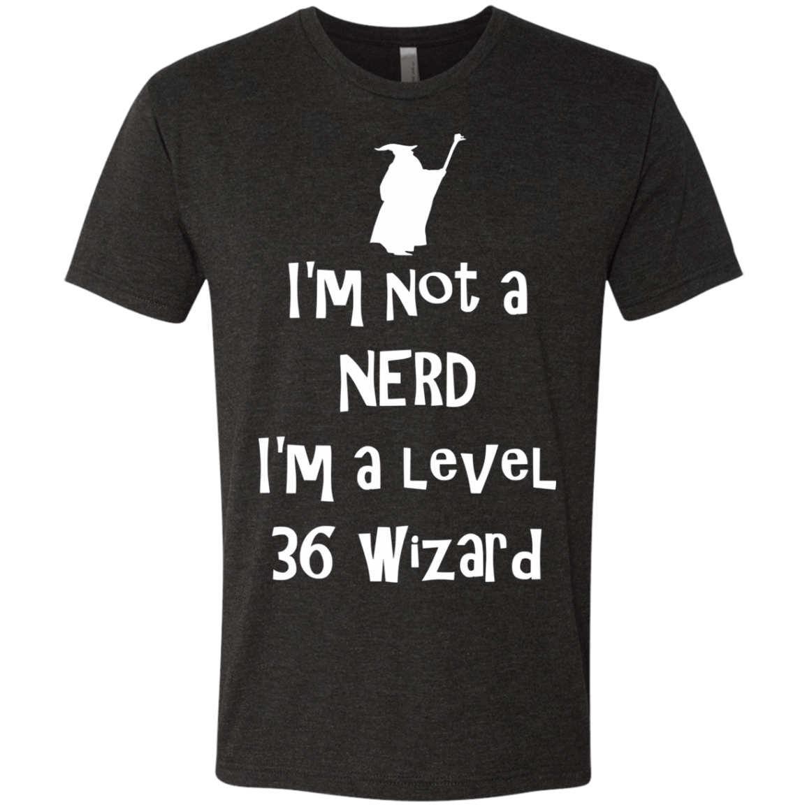T-Shirts Vintage Black / S Not a Nerd Men's Triblend T-Shirt