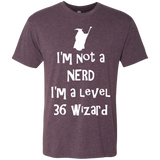 T-Shirts Vintage Purple / S Not a Nerd Men's Triblend T-Shirt